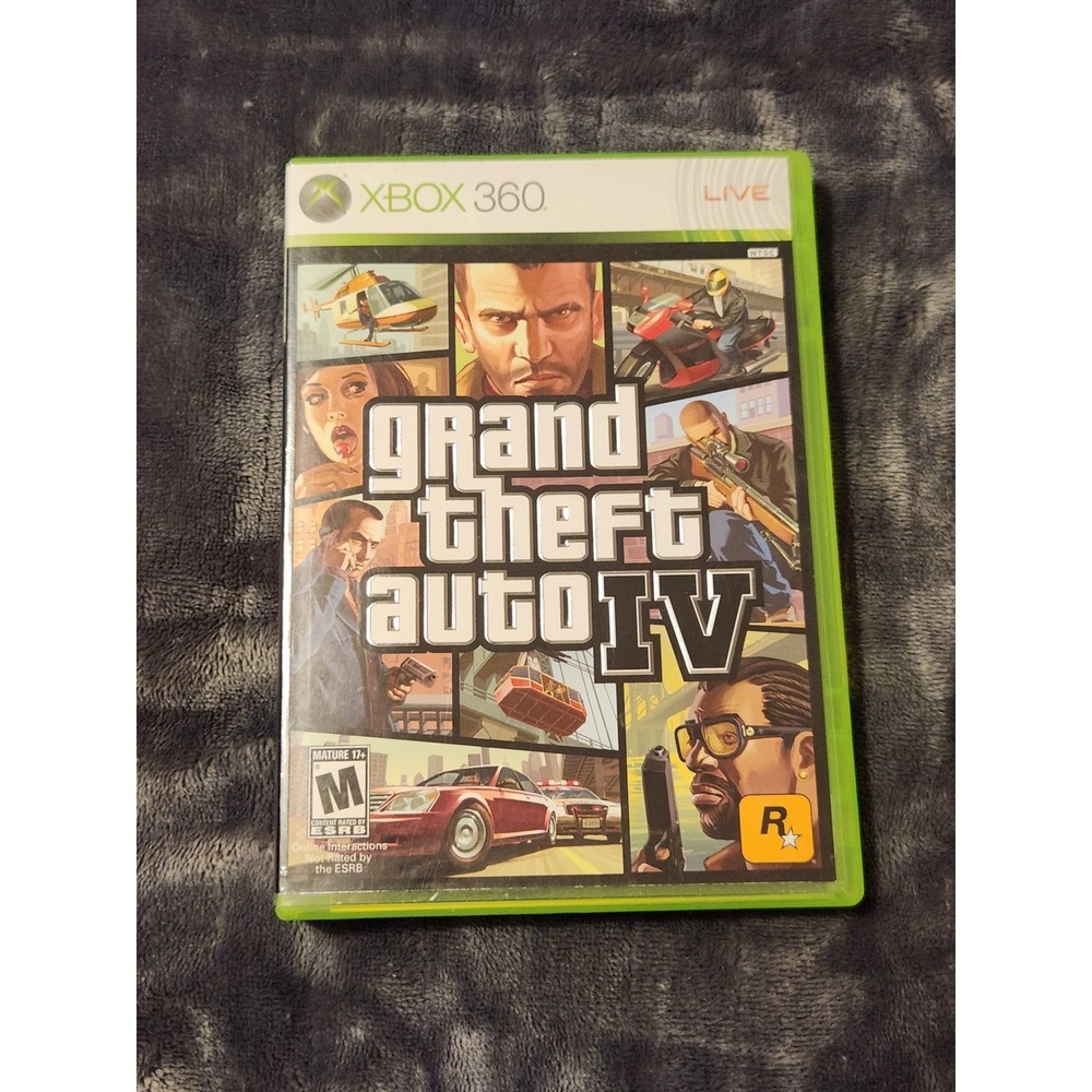 Grand Theft Auto IV GTA 4 Xbox 360 CIB UNTESTED AS IS